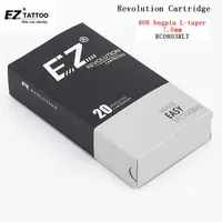 EZ Revolution Cartridge Tattoo Needles Round Liner＃08 0 25mm Bugpin Long Taper 1 3 5 7 9 11