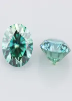 1 quilates de color azul moissanite perlas de piedra 65 mm brillante vvs1 excelente prueba de grado de corte diamante de laboratorio positivo para joyas Q1214 4063652510