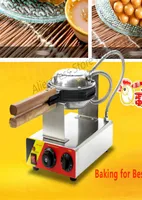 Máquina de gofres de huevo Electric Hong Kong Bubble Waffle Maker Puff Cake Acero inoxidable 1000W 220V Surface de cocción antiadherente CE APROV1658891