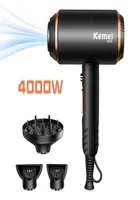 Kemei Hair Dryer Professional Potente Blowdryer e Cold Strong Power 4000W Negative Ion Blower con diffusore KM88965940480