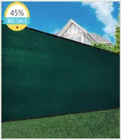 150 GSM 90 Green Fence Privacy Screen Windscreen Cover Fabric Shade Tarp Netting Mesh Cloth5933301