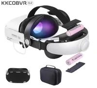 KKCOBVR Q2 für Oculus Quest 2 Elite -Kopfgurt mit Batteriepack Halo Hülle Ersatz Power Bank Quest2 VR Accessoire 220509