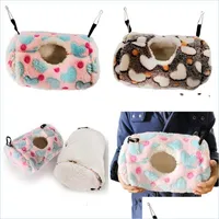 Small Animal Supplies Small Animal Supplies Pet Hammock Hamster Cage House Mini New Born Cat Dog Animals Winter Keep Warm Bed Rodent Dhixd