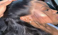 Xuchang Factory HD trasparente Swiss 360 pizzo anteriore parrucca Human Hair Wig Glowels brasiliano 100 Virgin Lace Wig4699471