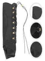 Ellbogen Knieschalter 1PC Fashion PU Leder Safer Gurt Armband Verstellbarer Bogenschießen Guard2580423