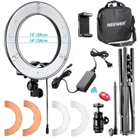 Neewer 14-inch Outer Led Ring Light Selfie Ring Light Pography Ring Lamp with Light Stand Kit for Youtube Makeup for phone C1002267A