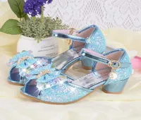2018 Summer Bowtie Kids Wedding Shoes Girls Mules Clogs Sandals Rhinestone Children Dress Shoes Party Shoe GA1966988872