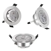 4PCS cool warm white 3W Downlight LED rotatable Recessed Ceiling Light Spotlight Lamp Driver 110V310S