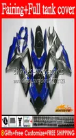 Kit For SUZUKI GSXR600 grey blue GSXR750 GSXR 600 750 CC 06 07 73HC129 GSX R750 600CC 750CC GSXR750 K6 GSXR600 2006 2007 Fairin1003818