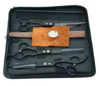Whole70Quot JP440C Professional Pet Grooming Scissors Set di cime dipinto Cane Straight Amplaio Amploratura Curved Scissors3989342