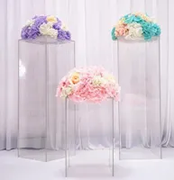 Luxury clear vase acrylic Stand flower Bouquet stands wedding Centerpieces Window craft display aisle road leads wedding flowers b3974882