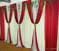 3m6m wedding backdrop with sequins swags backcloth Party Curtain stylist Celebration Stage curtain design stylist Background wall1272231