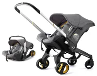 Poussettes 4 IN1 Baby Stroller Safety Car Seat Born Bassinet Cradle Type Child Carriage Panier de voyage Syst￨me de voyage 37388098