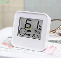 Digital Thermometer Hygrometer LCD Display Indoor temperature Sensor humidity Meter Moisture Meter Green White DC205 in retail1103030