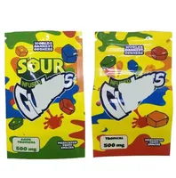 Packing Bags 500Mg Worlds Dankest Mylar Fruit Snacks Smell Proof Zipper Package For Candy Dry Herb Flower Packaging Drop Delivery 10X Otzq3