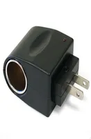 110V 240V AC Plug To 12V DC Car Cigarette Lighter Converter Socket Adapter3494936