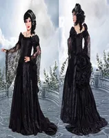 Dark Roses Bustle Ball Gown Dresses Couture Couture Dark Fantasy Medieval Renaissance Victorian Fusion Gothic Evening Masquerade Cors5677421