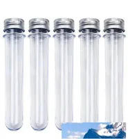 Clear Plastic Test Tubes with Silver Screw Caps Tube Bath Salt Containers Candy Storage40ml2037278
