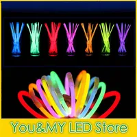 Edison2011 195mm 8 Multi Colors Night Glow Stick LED Color Flashing Armband Lighting Flash Sticks Festival Objekt258v