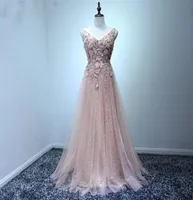 2018 Blush Pink Women Prom Dress une ligne ajust￩e de longues robes maxi formelles pour vestidos d'occasion sp￩ciale de noiva longa7401976