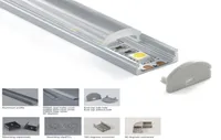 10 X 2M setslot 60 degree beam angle aluminum profile led Domed shape led aluminium channel for wall ceiling lights
