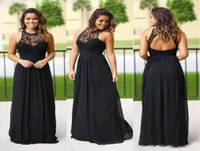 Sexy Long Black Bridesmaids Dresses 2019 Chiffon Halter Neck Barato Country Bridesmaid Dress Fiest Farty Farty9461687
