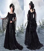 Dark Roses Bustle Ball Gown Dresses Couture Couture Dark Fantasy Medieval Renaissance Victorian Fusion Gothic Evening Masquerade Cors1850867