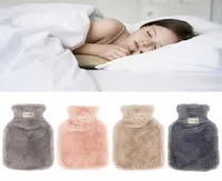 Home Garden Other 8001800ml Plush Faux Fur Hand Warmer Winter Water Bottles Pure Natural Rubber Cosy Grey Cover Back Neck Wai8492518