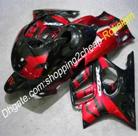Para o Honda Faitings CBR600 F3 Partes CBR 600 97 98 CBRF3 CBR600F3 1997 1998 Red Black Motorcycle Fairing Kit de p￳s -mercado inje￧￣o 5855060