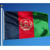 90x150cm Afghanistan Flag 3x5 ft Custom New Polyester Printing Country National Flags Banners of Afphanistan Flying Hanging236M232z