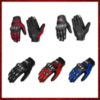 ST353 Fashion Touch Scree Motorcycle Guantes de acero inoxidable sin deslizamiento Sports Outdoor Riding Cross Cross Dirt Racing Guantes Moto Glove