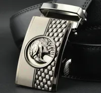 High Quality NEW Fashion Designer Belts Men Leather Mens Belt Luxury men039s eagle automatic buckle black belt5693336
