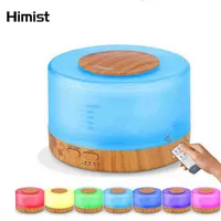 Humidifiers Himist 500 Ml Essential Oil Diffuser Aromatherapy Humidifier Colorful Led Lamp Ultrasonic Cool Mist Maker For Office Home J210f