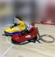 Sneakers Creative Modèle Souvenirs Kechechains 3D Chaussures de basket-ball stéréoscopique Keyring Man Car sac à dos décoratif surprise Cadeaux G14986399