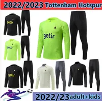 2022-2023 Gorące Spurs Tracksuit Soccer Set Training Tottenham Long Sleeve Kane Tracksuit Football Jacket Chandal Futbol Adult i dzieci przetrwanie 2022