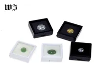 Whole Gemstones Diamonds Box Loose Diamond Jewelry Display Case Holder Gem Show Storage Container Box Plastic White Black H28107709