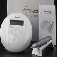 ArtMex V6 Professional Semi Permanent Makeup Machine Kits MTS System PMU Derma Pen Cowerbow Lip Tattoo Pen235W