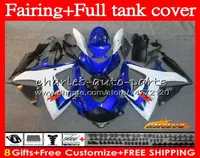 Kit For SUZUKI GSXR600 white blue GSXR750 GSXR 600 750 CC 06 07 73NO71 GSX R750 600CC 750CC GSXR750 K6 GSXR600 2006 2007 Fairin2682910