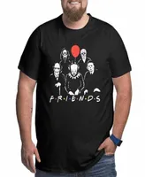 Men039s Camisetas de terror amigos Tops Pennywise Michael Myers Jason Voorhees Halloween THOCH
