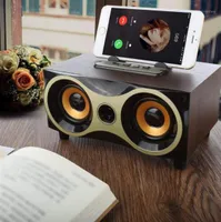 Trådlös trä Bluetooth -högtalare Hög bas subwoofer hemmabioljudsystem högtalare aux fm mp3 musik boombox för TV PC1261