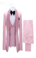 Gwenhwyfar New Polka Dot Suit for Men Custom Made Shawl Lapel Blazer Vest with8269285