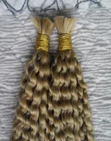 Bulk Human Hair Whole 2 Poules en vrac Afro Coiffure Curly Coiffure 200g NON WATF
