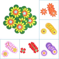 Hediye Sargısı T-N 3D Art Eva Köpük Çiçek Çocuk Duvar Çıkarmaları Karışık Desen Bulmaca Oyuncakları Erken Anaokulu Sınıfı El Yapımı DIY Malzeme