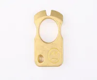 Thick Brass 10mm Key Chain Rolling Stone Pure Copper Quick Hanging Edc Self Defense Ring Smiling Face Finger Tiger YAON9819136