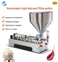 SUS304 single head pneumatic piston pasteliquid filling machine shampoocosmeticjuice G1WYD Semiautomatic liquid fillersoy s8954082