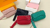 MU MU Pleated style Popular High-Quality Casual Collocation Luxury Bags Card Holder Tote Designer For Women Handbag With Brand Ladies Handbags
