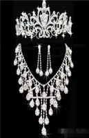 Tiaras Gold Tiaras Crowns Wedding Hair Jewelry Neceklacearring Cheap Fashion Whole Girls Vestidos de fiesta Vestidos de fiesta de fiesta 4919852
