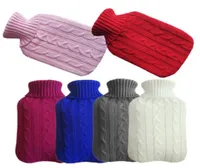 Other Home Garden Large Soft Natural Rubber 2L Hand Water Bottle Bag Warm Faux Fur Fleece Knitted Cover Waterfilled Bag J221026637669