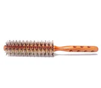 IRUI 1pc Natural Wild Boar Bristle Brush Professional Roller Comb AntiStatic Salon Styling Hair Comb Haircut Tool Hair Brush 2205