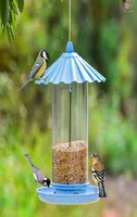 Andra fågelförsörjningar som hänger fåglar matare premium hård plast med stålhängare vattentät kostym för utomhusgård trädgård dfds